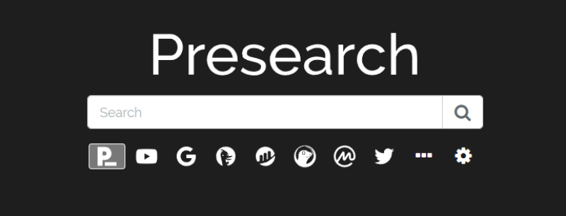 Presearch allows users to earn crypto for daily searches you already perform.
