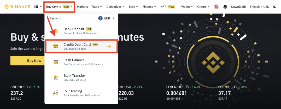 Recurring Buy on Binance