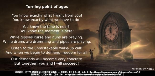 Turning point of ages