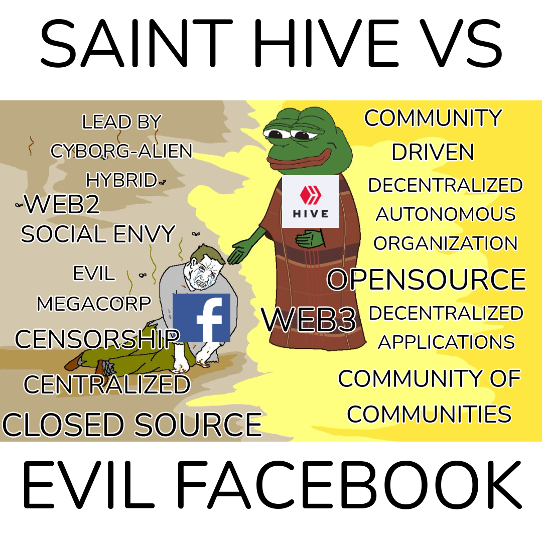 Saint Hive vs evil Facebook