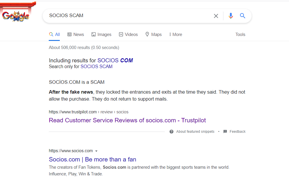 SOCIOS.COM IS SCAM