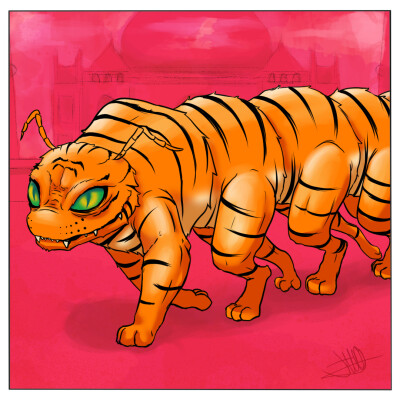 Indian Tiger Centipede
