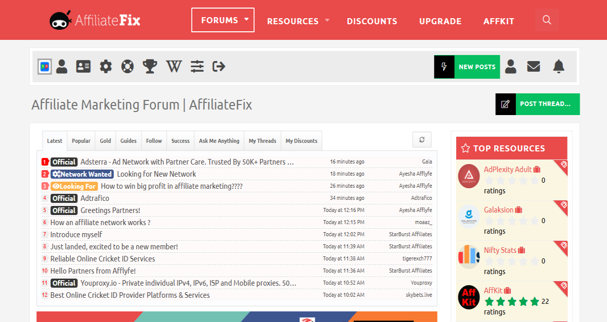 AffiliateFix Forum