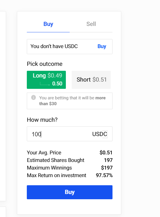 Betting with Polymarket