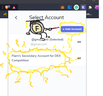 secondary account created