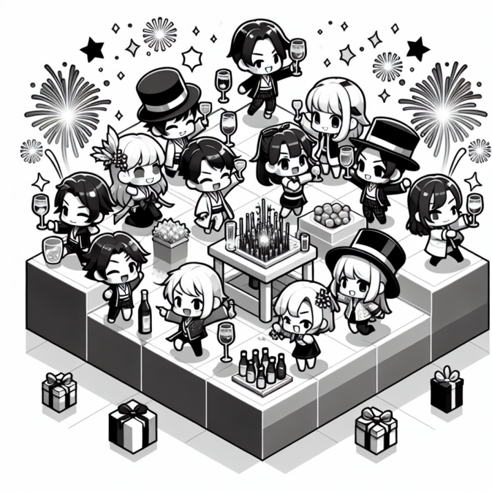 New Year's Eve celebration