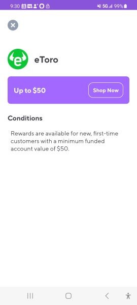 50 dollars back in Bitcoin with Lolli
