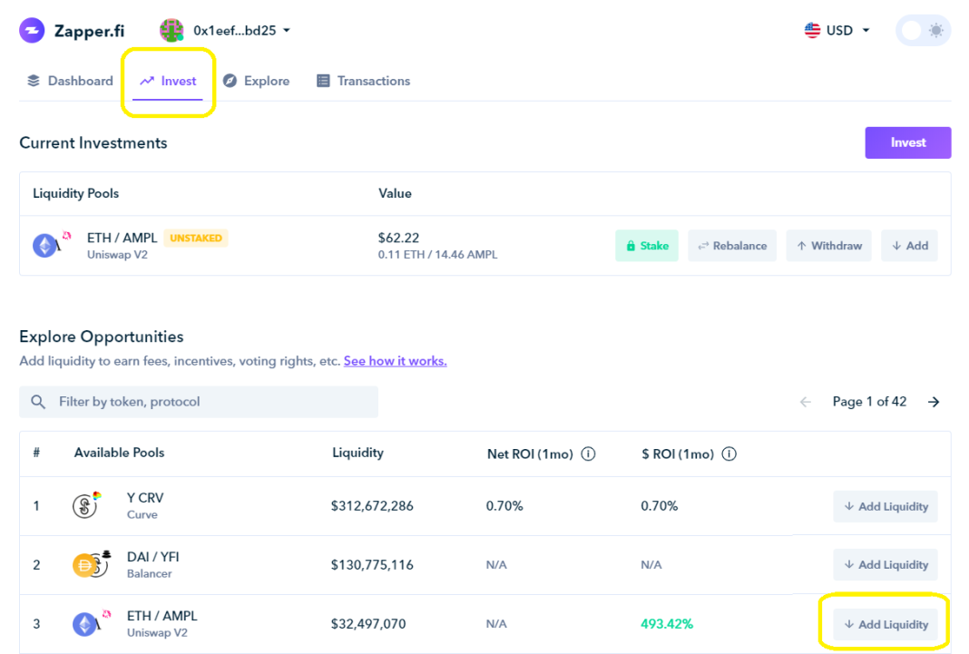 zapperfi invest