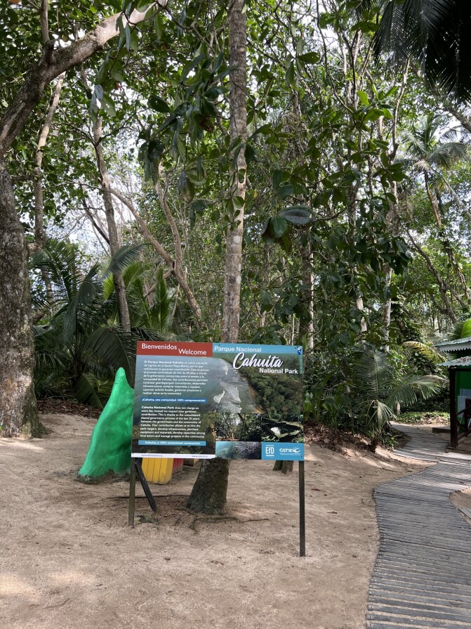 Cahuita National Park. Costa Rica, province of Limon.