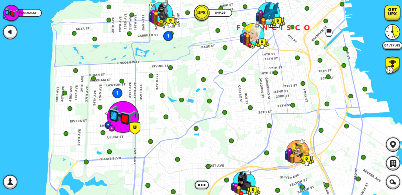 Capture of the blockchain game: Upland