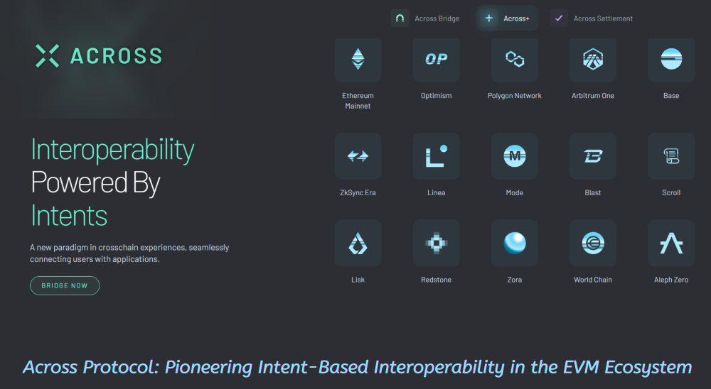 across acx web3 interoperability evm