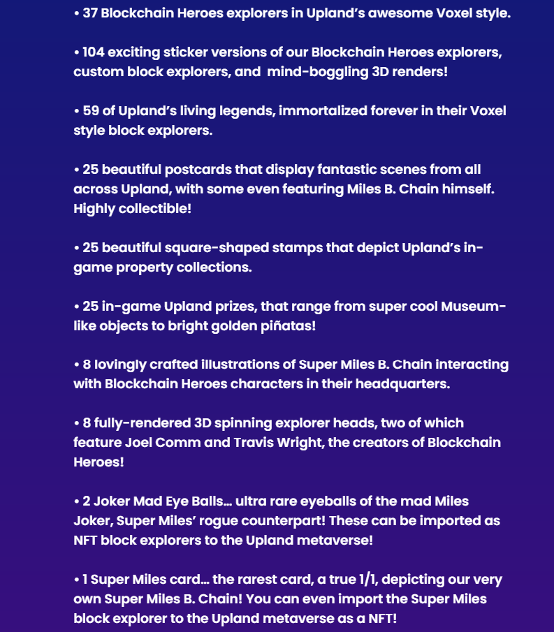 Image - Upland Collectibles Blockchain Heroes Edition - Why