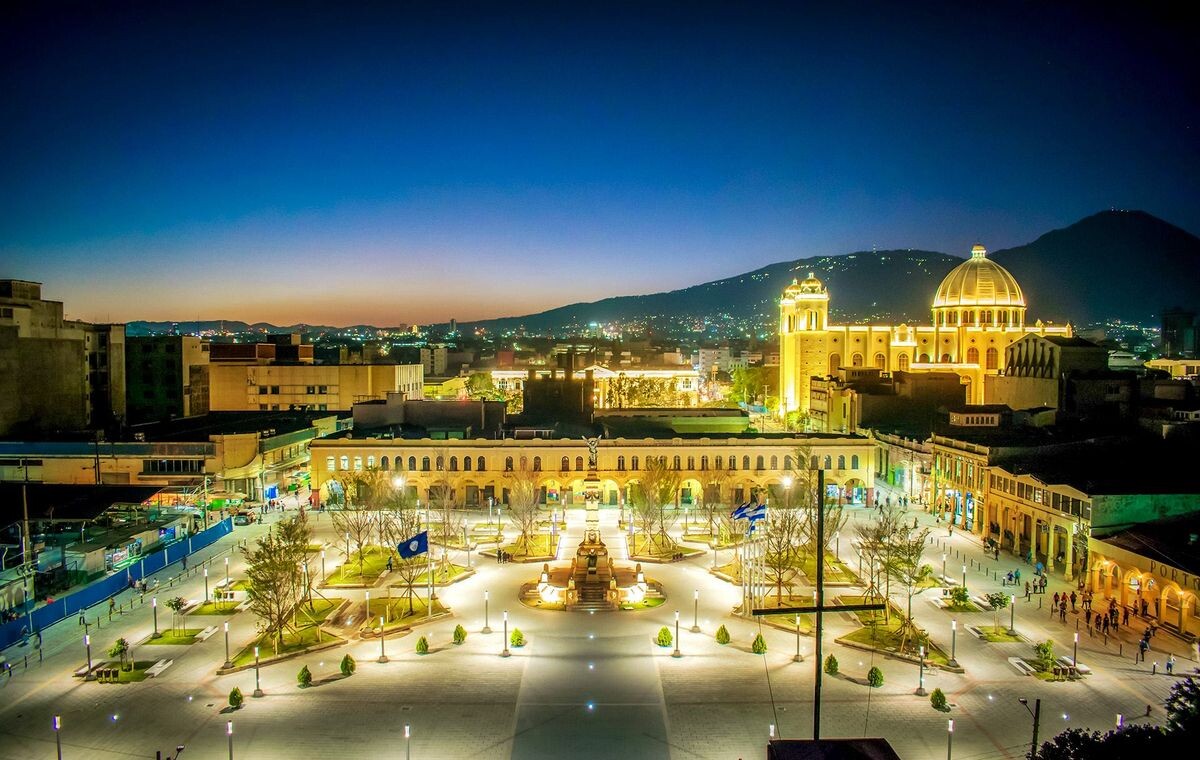 San Salvador, Capital City of El Salvador.