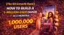 [The $0 Growth Hack]: How To Build a 1-Million-User Empire in 2 months
