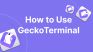 So CoinGecko has apparently built a DEX tracker?