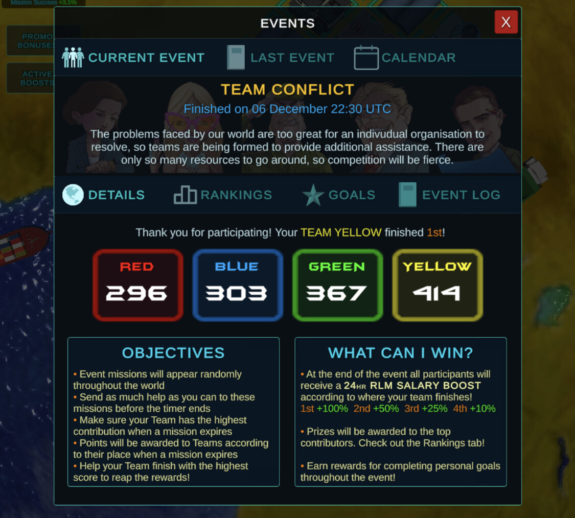 Team Conflict Main Page