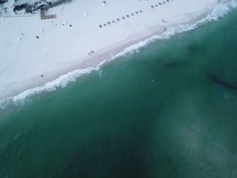 crappy shot of beach front