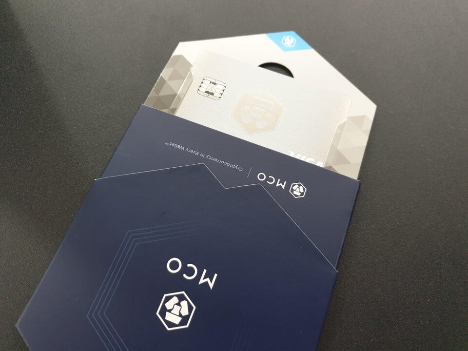 Icy White Card