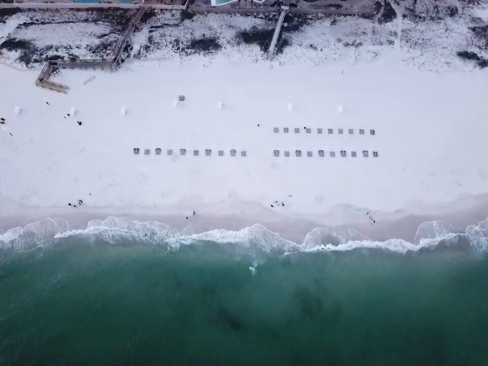 straight line beach front