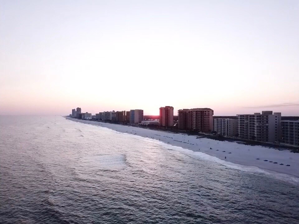 beach at sunset