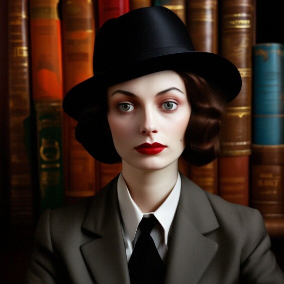 Portrait of a journalist
