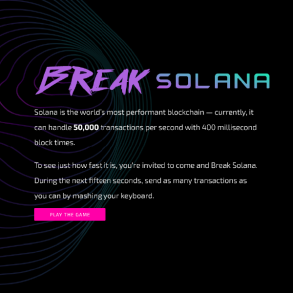 Break Solana stress test