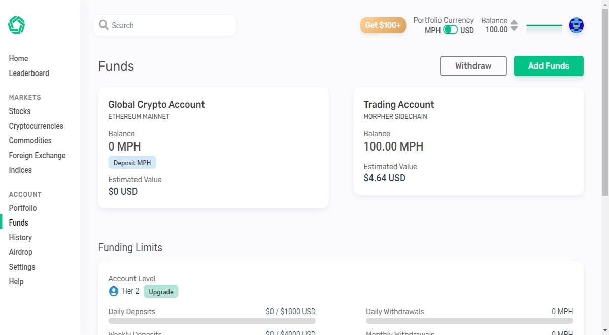 Morpher Airdrop Claim 100 MPH