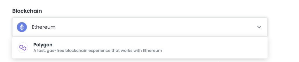 Polygon blockchain