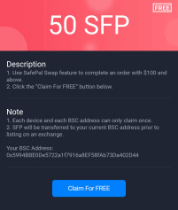 SafePal Swap $100