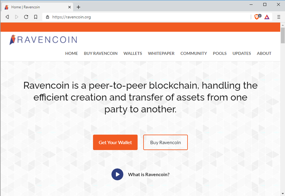 Ravencoin Homepage