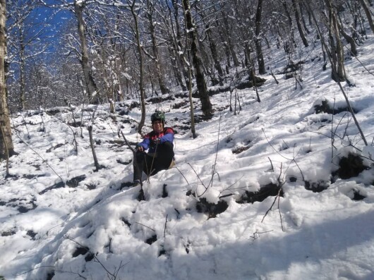 We Passed The Blossoms &amp; Reached The Frozen Mountain Road