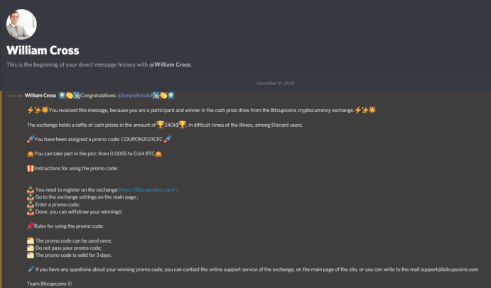 discord DM spam