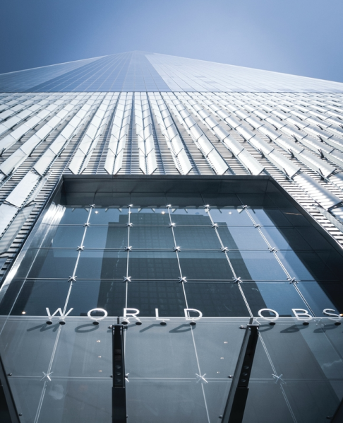 Upfacing image of the Freedom Tower