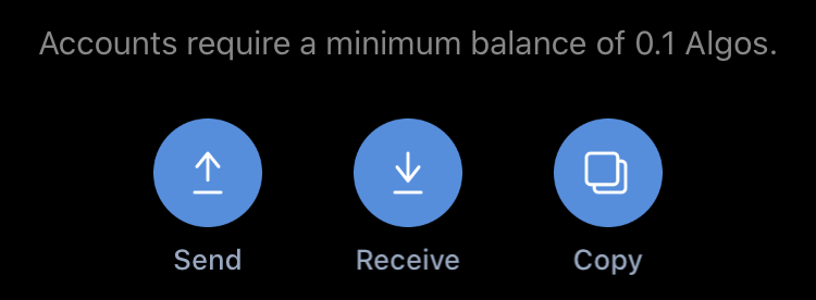 Minimum balance warning