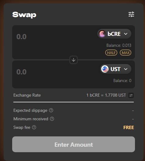 defi dex blockchain cosmos staking crescent