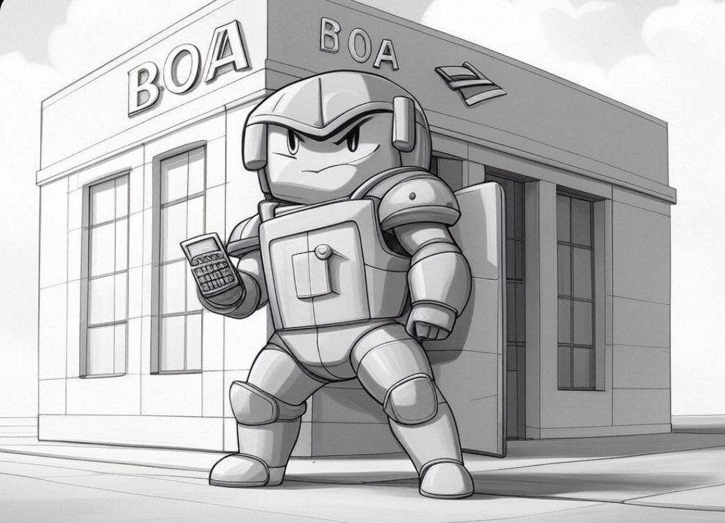 Bank of America  robot defender