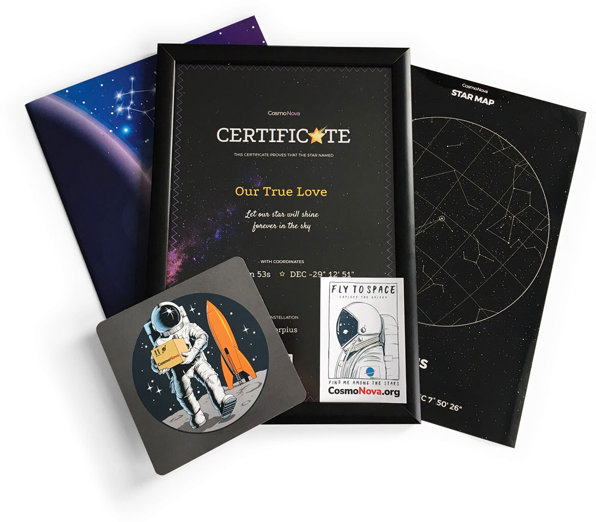 Adopt a Star Online with Cosmo Nova product image