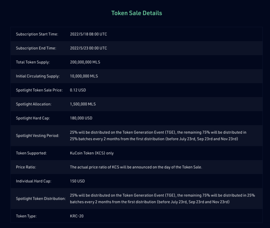Pikaster on KuCoin Spotlight - token sale details