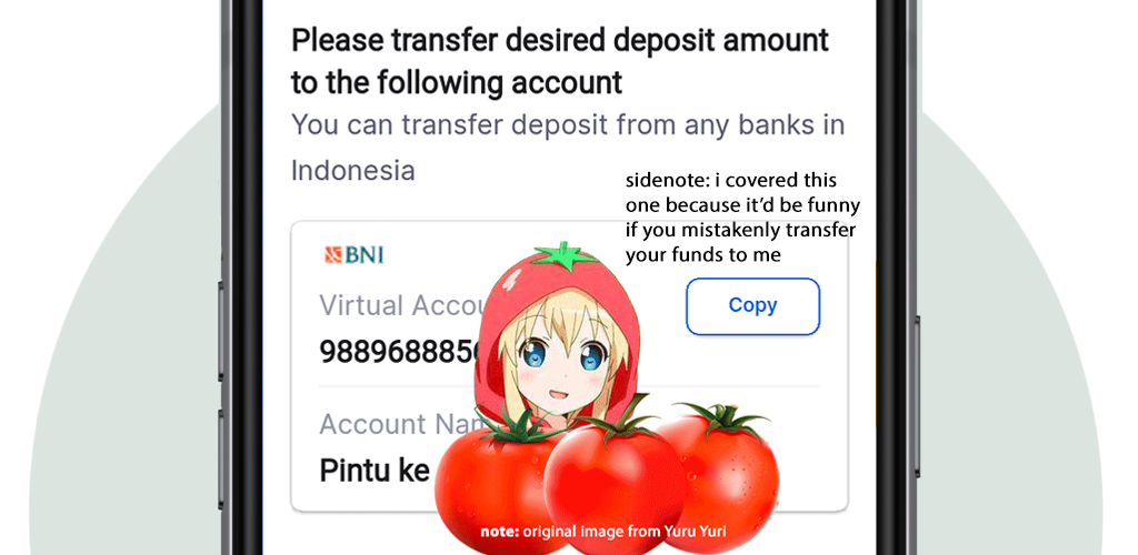 image of my Virtual Account number and its displayed name but a cutie block these information because it'd be funny if you mistakenly transfer your funds to mine