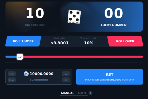 BetFury Dice