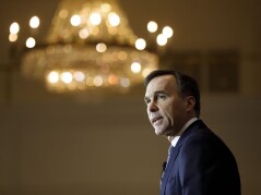 Bill Morneau Finance Minister with CDN $41B packaged for the banks