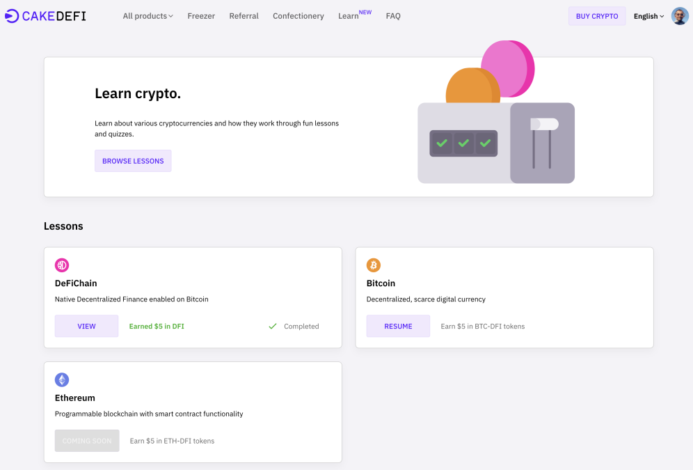 Get extra $10 from CakeDeFi Learn &amp; Earn