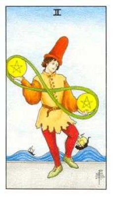 2 Of Pentacles Meaning