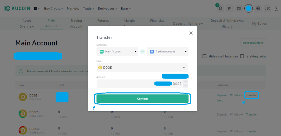 5. Transfer to Trading Account