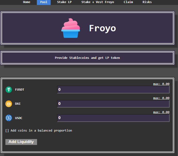 The 3Pool on Froyo