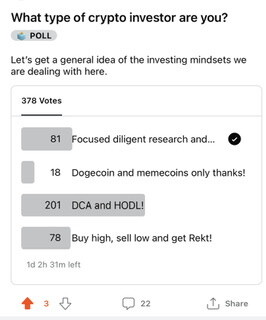 The crypto investor poll