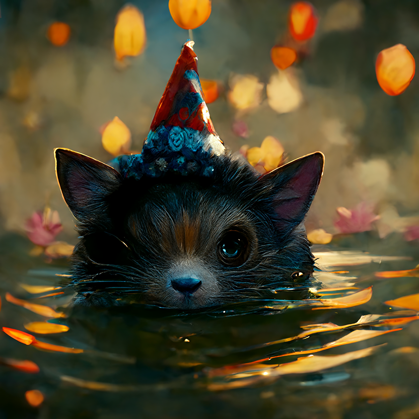 Cats with Party Hats