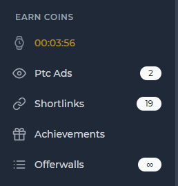Earn methods