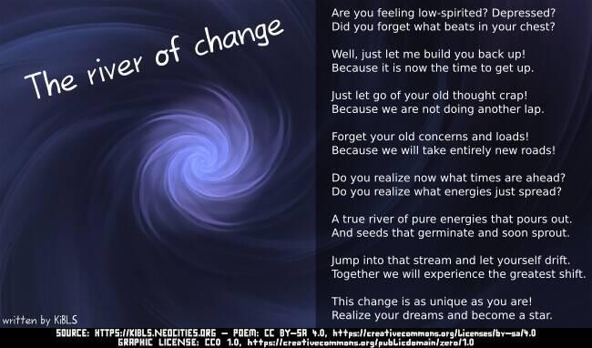 The river of change