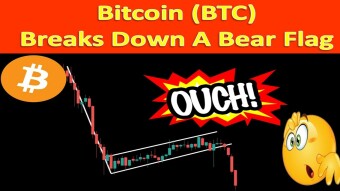Bitcoin (BTC) Breaks Down A Bear Flag